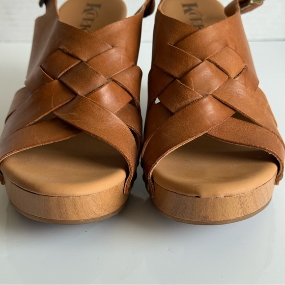 Korks Berengo Wood Heel Sandals Size 8M - Picture 8 of 10